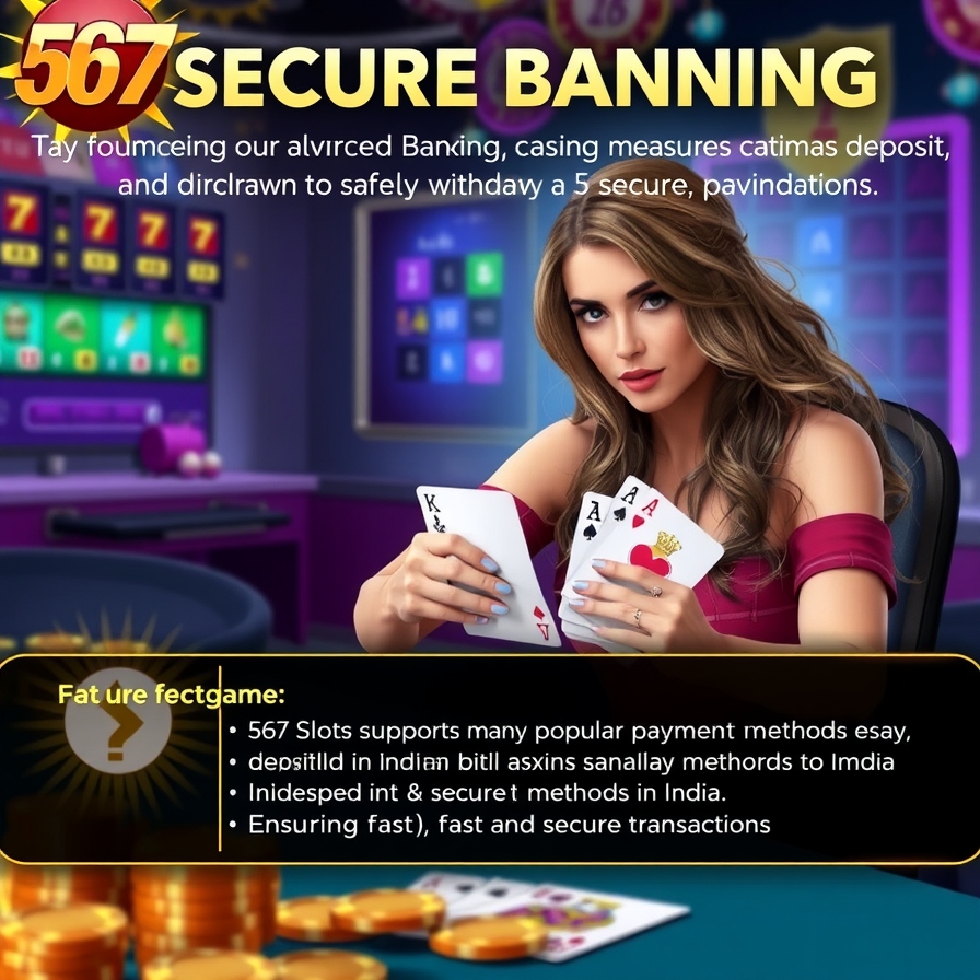 Secure Banking Options on 567 Slots